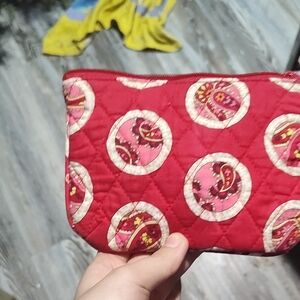 Vera Bradley Red and Pink Mini Bag